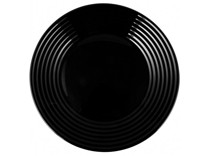 Prato redondo preto 25 cm Harena Noir Luminarc