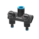 Coletor duplo Cellfast Ergo com controle de fluxo