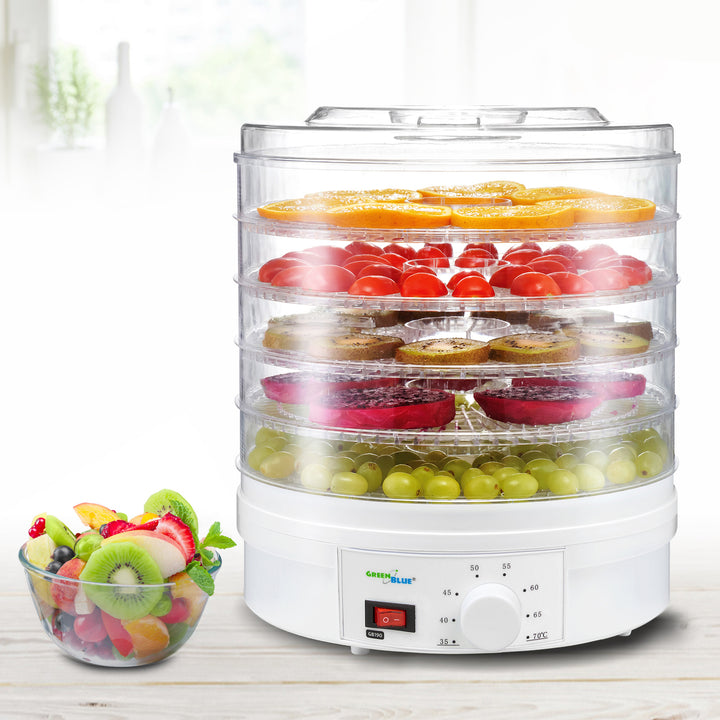 Compartimentos de 5 camadas - 35 a 70°C - 250 W - GreenBlue GB190