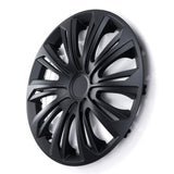 Tapacubos universales 14" NRM STRONG negro mate 4 piezas