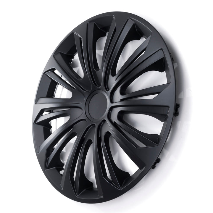 Calotas universais 14" NRM STRONG preto fosco 4 peças