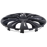 Tapacubos universales 14" NRM STRONG negro mate 4 piezas