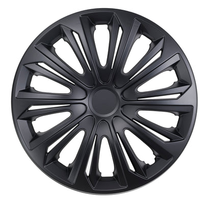 Calotas universais 14" NRM STRONG preto fosco 4 peças