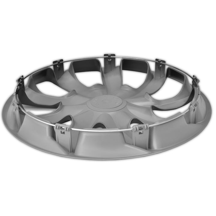 Calotas universais 15" NRM QUAD prateadas 4 peças