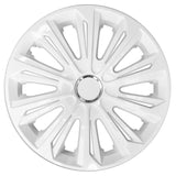 Calotas universais NRM STRONG 15" lacado branco 4 peças
