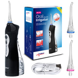 ProMedix PR-770 Irrigador Dental Inalámbrico de 8.5 Bar, IPX7, Carga USB, Color Negro