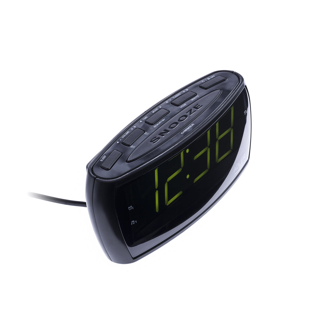 Rádio-despertador LED FM/AM de qualidade Adler AD1121
