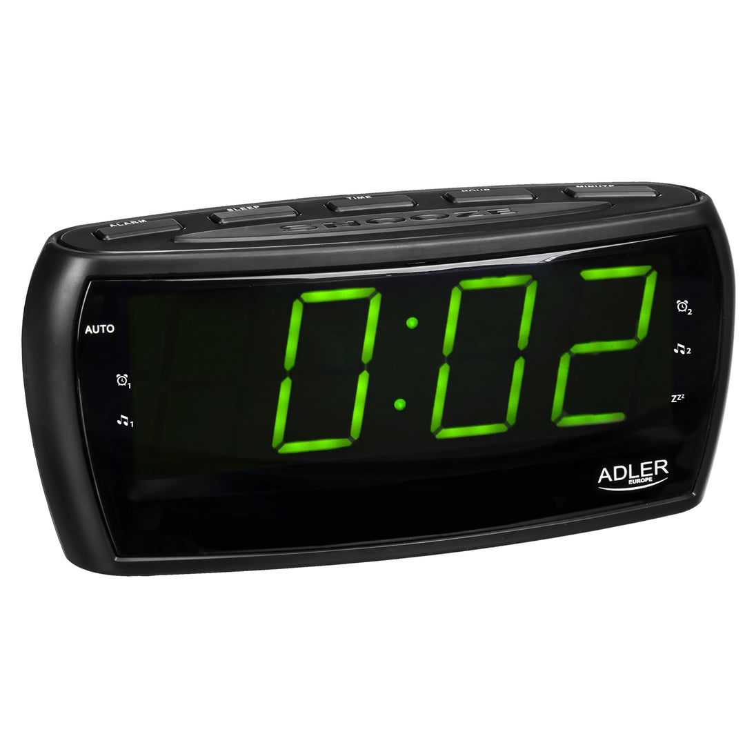 Rádio-despertador LED FM/AM de qualidade Adler AD1121