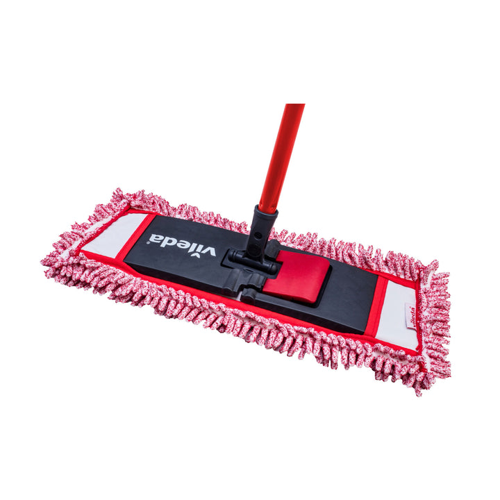 Mopa de chão plana 3D Chenille estilo Vileda com barra horizontal
