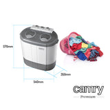 Lavadora-centrifugadora de viaje con dos cámaras separadas Camry CR 8052