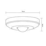 Sensor de movimento PIR Maclean Energy MCE231 100W Alcance máximo (LED) 6m