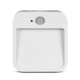 Lâmpada LED portátil para escada Maclean MCE236 com sensor de movimento e crepúsculo, ímã, gancho, temperatura de 4000K, alcance de 3-4m, bateria / acumulador de 3,7V / 500mAh alimentado por USB, 4 LEDs SMD2835