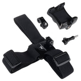 Maclean Fast Connect MC-825 - Soporte universal de móvil, cámara, GoPro, correa ajustable para la cabeza, negro
