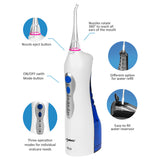 Irrigador bucal sem fios ProMedix PR-770W com 8,5 barras, IPX7, carregamento USB, branco