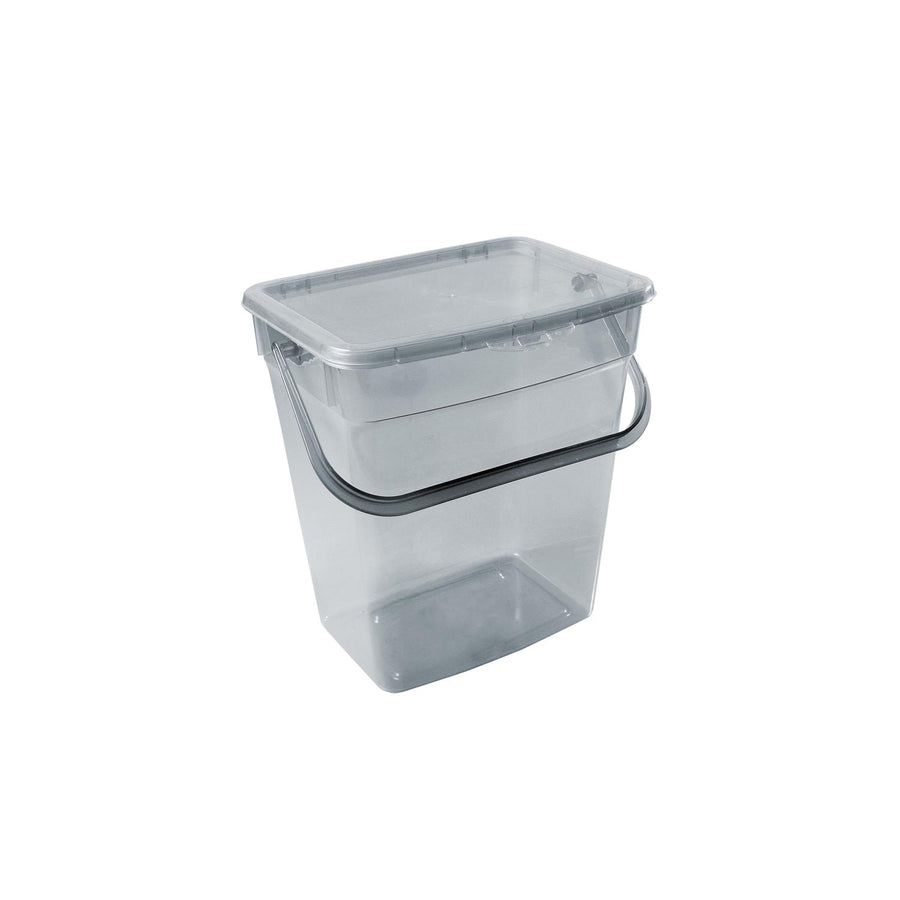 Recipiente para pó cinza transparente Plast Team 6L