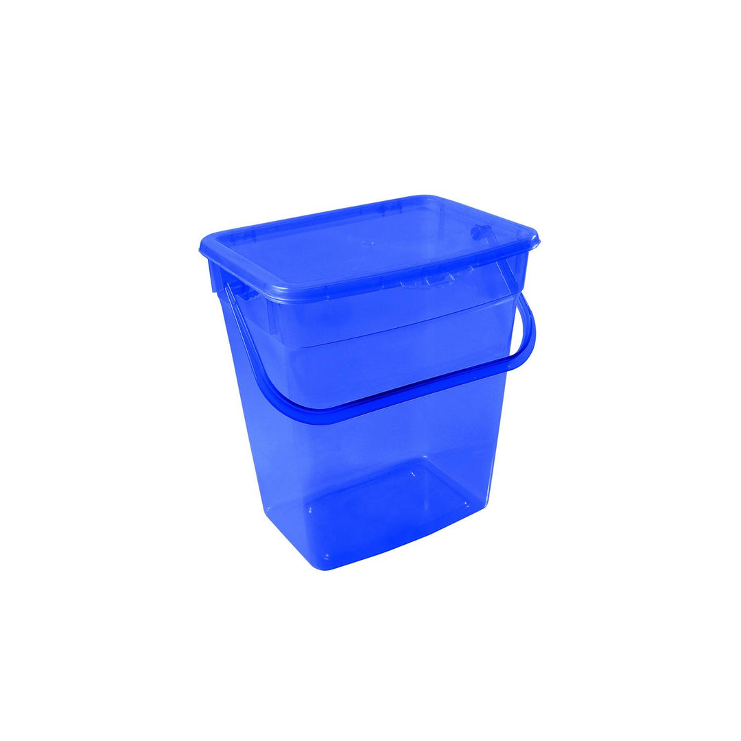 Recipiente de pó azul transparente Plast Team 6L