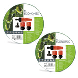 Kit de manguera de jardín 20m 1/2 "más aspersor económico Cellfast
