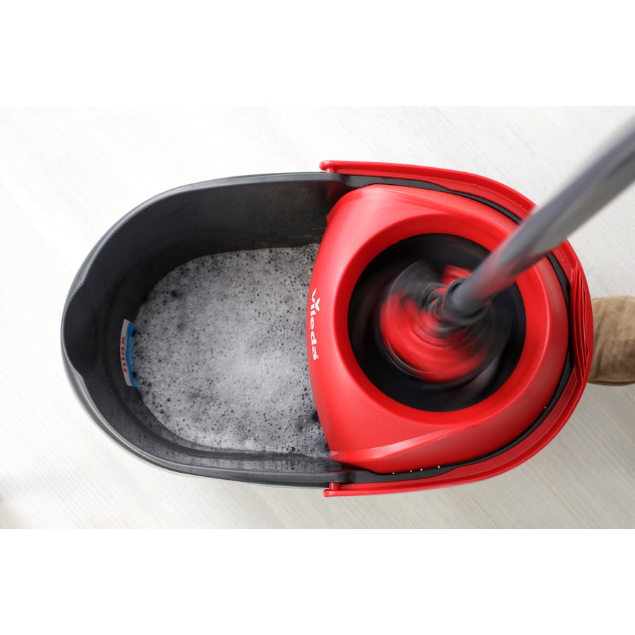 Vileda Spin Mop Conjunto XL ULTRAMAX Turbo Almofada de microfibra de 42 cm