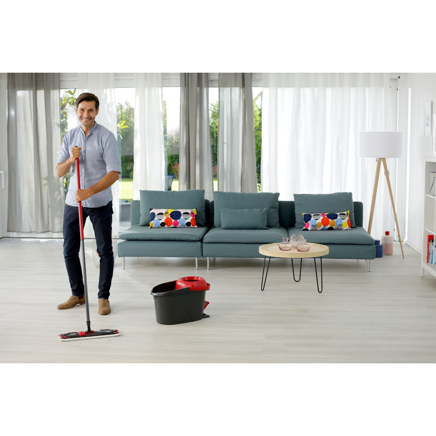 Vileda Spin Mop Conjunto XL ULTRAMAX Turbo Almofada de microfibra de 42 cm