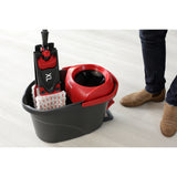 Vileda Spin Mop Conjunto XL ULTRAMAX Turbo Almofada de microfibra de 42 cm