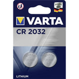 BATERIA PROFISSIONAL CR2032 3V LITOWA VARTA - 2 peças