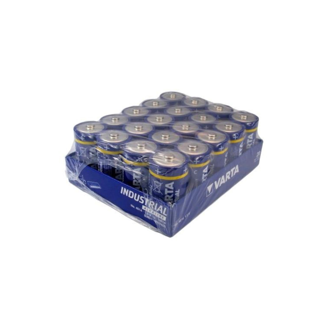 20 pilhas alcalinas industriais Varta R14/C