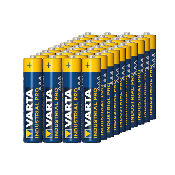 40x pila alcalina Varta Industrial LR03/AAA lámina