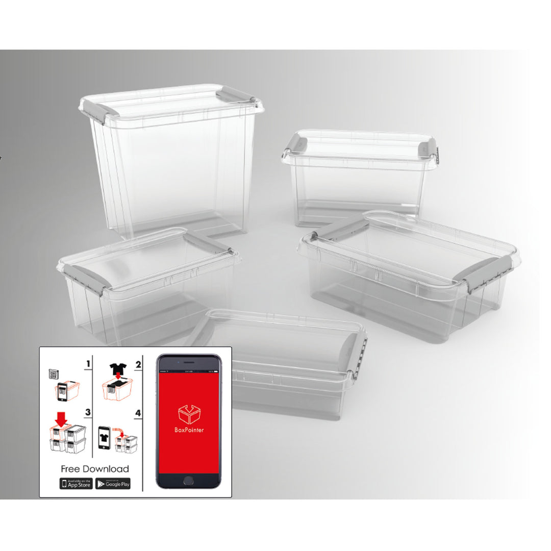 Recipiente Plast Team Pro Box com tampa, capacidade: 32 L
