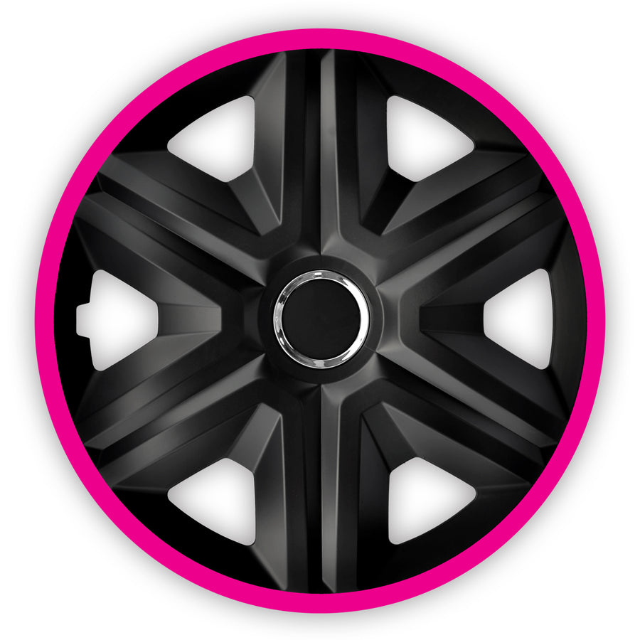 Calotas rosa FAST LUX 15" 4pcs conjunto sem ferramentas