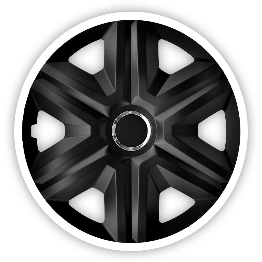 Calotas universais 15" NRM FAST LUX branco 4 peças