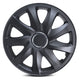 Tapacubos universales NRM DRIFT 15" negro mate 4 piezas