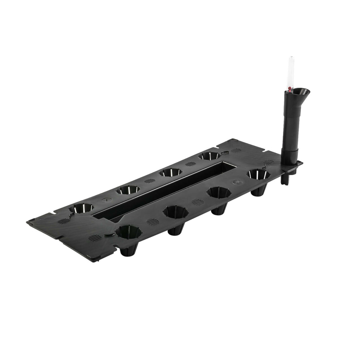 Macetero cuadrado imitación de ratán 17L umbra Prosperplast Rato DRTC500 440U
