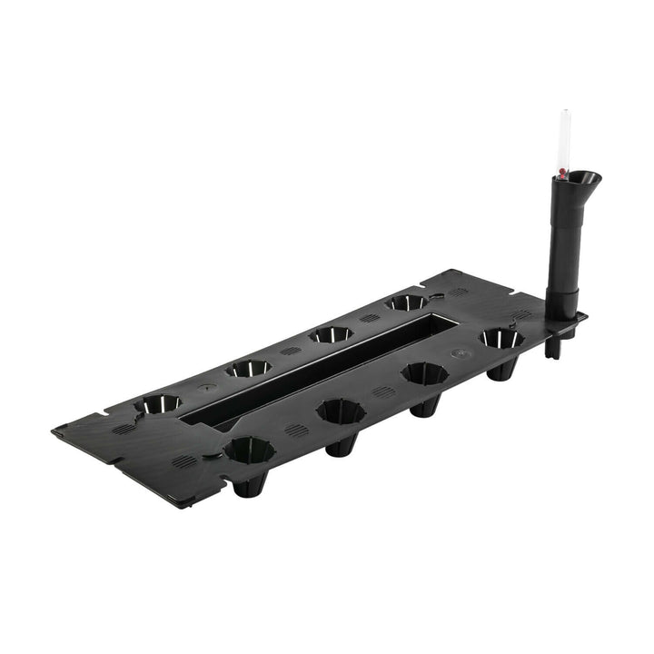 Macetero cuadrado imitación de ratán 17L umbra Prosperplast Rato DRTC500 440U