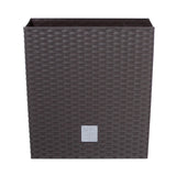 Panela baixa com inserção umbra Prosperplast Rato Low DRTS325L 440U