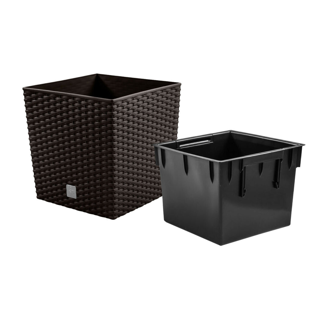 Maceta baja con inserto umbra Prosperplast Rato Low DRTS325L 440U