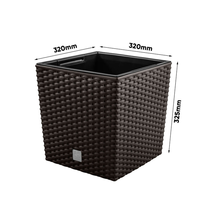 Maceta baja con inserto umbra Prosperplast Rato Low DRTS325L 440U