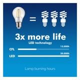Lâmpada de filamento LED E27, 8W 230V branco quente 3000K 806lm retrô decorativo edison Maclean Energy MCE268 ​​​​WW