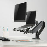 Suporte de mesa para laptop Maclean MC-836 de 11" a 17" para trabalho vertical
