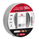 Cabo coaxial RG6 cabo 50M Maclean MCTV-471 1.02CU + 4.8FPE + CU / P + 32 * 0.12CU + 6.8PVC