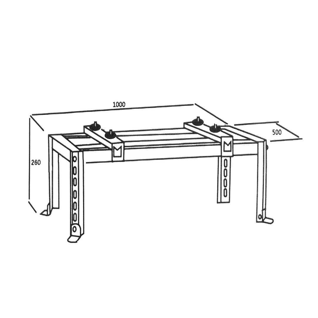 Soporte base de alta calidad para aire acondicionado Maclean Brackerts MC-864