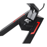 Microfone USB para gamers LED streaming 1,5m sensibilidade 21dB + 3dB NanoRS RS710