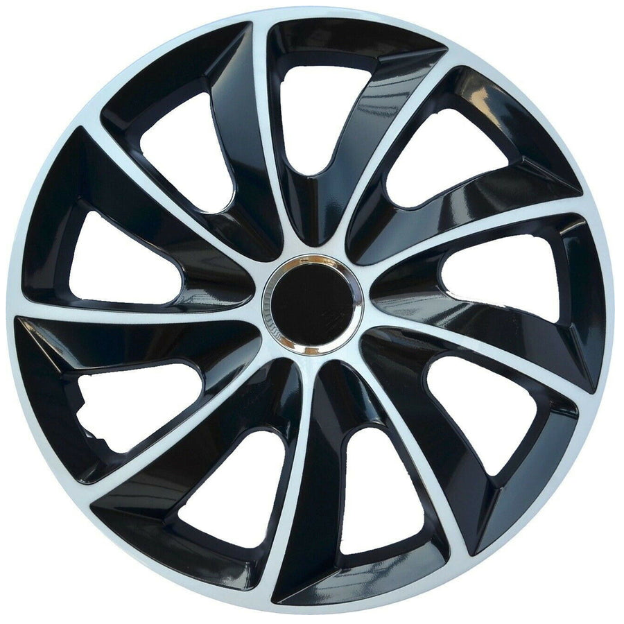Tampões de roda NRM EXTRA STIG BRANCO PRETO 15