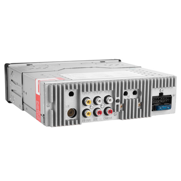 Audiocore AC9100 LCD 7 painel de toque retrátil 1080P MP5 AVI DivX Bluetooth viva-voz RDS + controle remoto