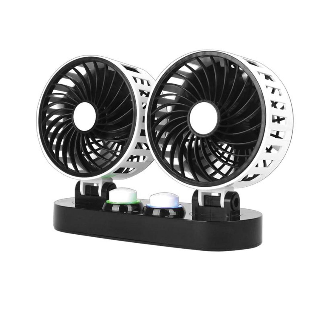 Ventilador duplo LTC 2x5 "12V com regulação