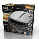 Tostadora multifunción 1200W 5 funciones Adler AD 3040