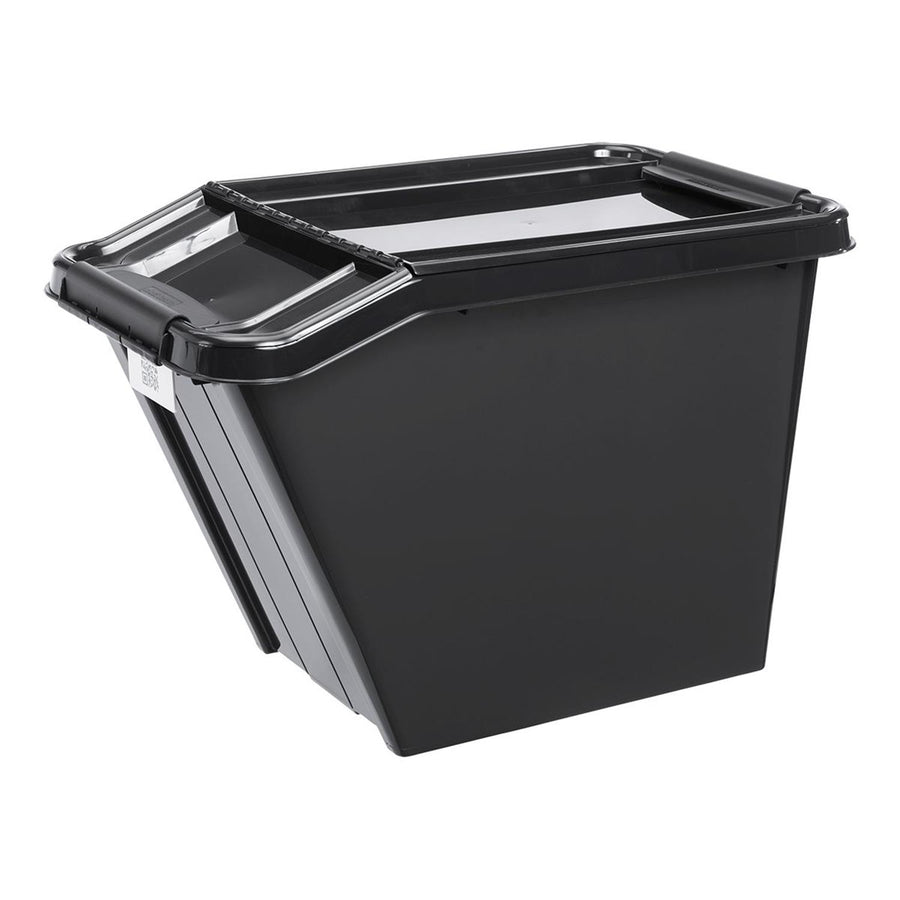 Contenedor con tapa PlastTeam ProBox Recycle QR 58L