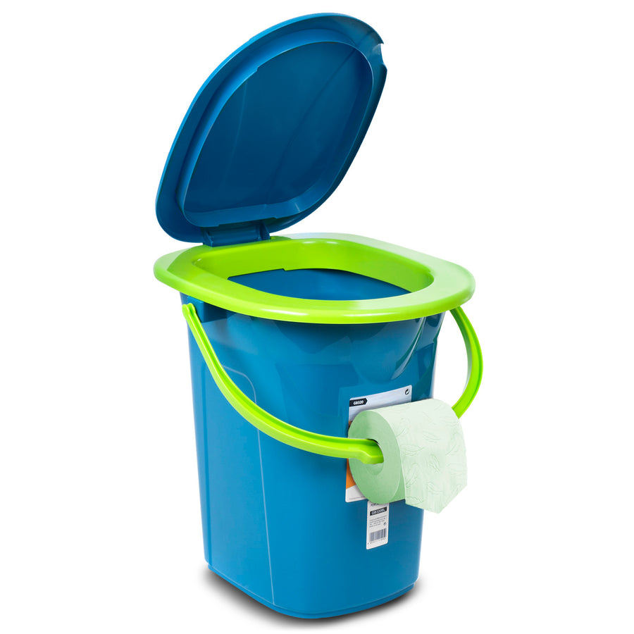 Inodoro portatil para acampanada viaje disponible en 5 variantes de muestra de color GreenBlue GB320