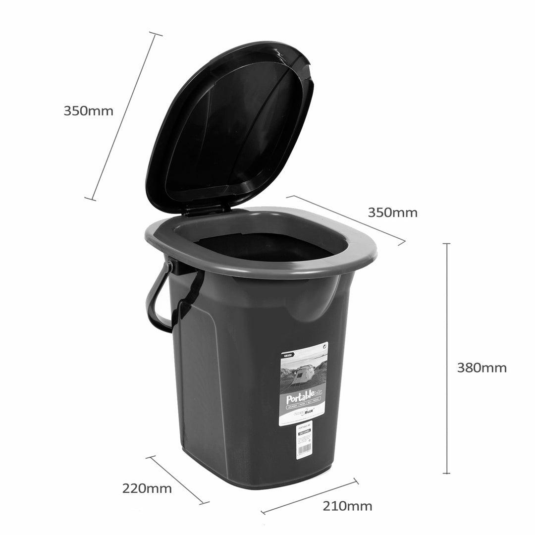 Inodoro portatil para acampanada viaje disponible en 5 variantes de muestra de color GreenBlue GB320