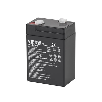 Manutenção da bateria do gel do QG de VIPOW 6V 4.5Ah livre