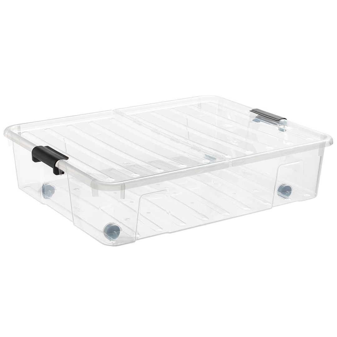 Contentor cama transparente Plast Team Bedroller XL 49L